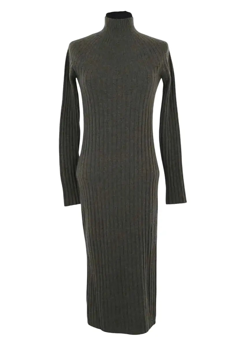 Robe Kujten Kaki en Cachemire, taille S - Seconde Main