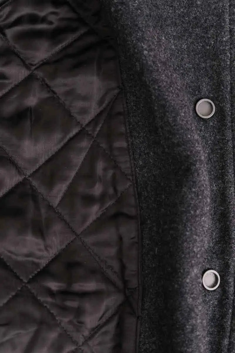 Blouson Louis Vuitton Anthracite en Laine