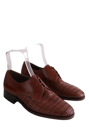Chaussures à lacets Bally Marron en Cuir