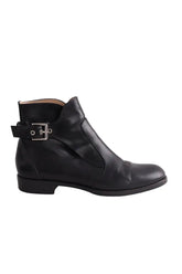 Boots à boucles Gianvito Rossi Noir en Cuir, taille 38 - Seconde Main