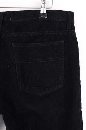 Pantalon droit Sandro Marine en Velours
