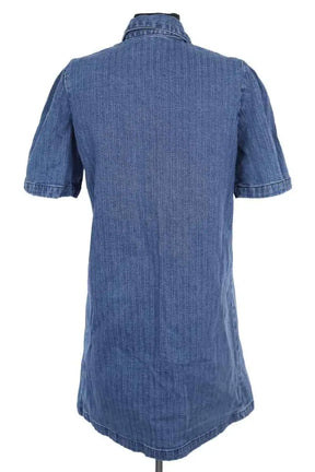 Robe Des Petits Hauts Loumina Bleu en Coton - élasthanne