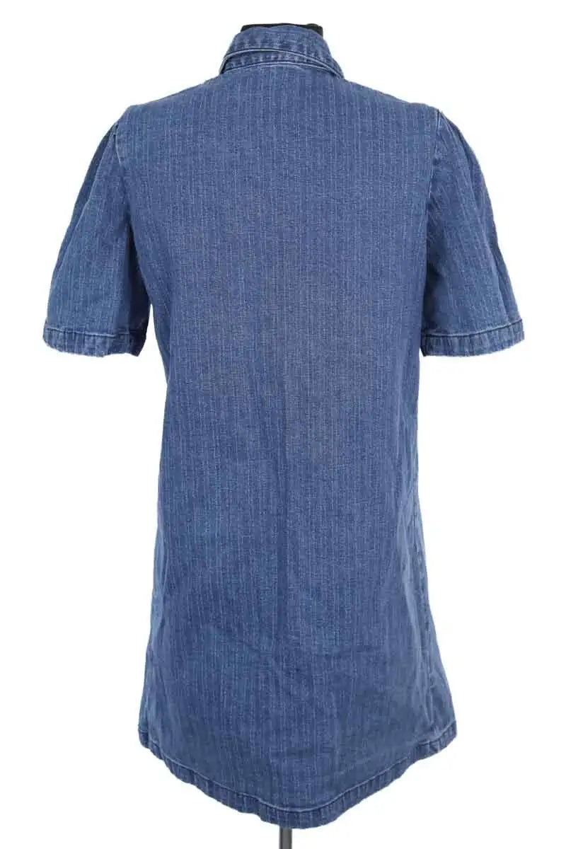 Robe Des Petits Hauts Loumina Bleu en Coton - élasthanne