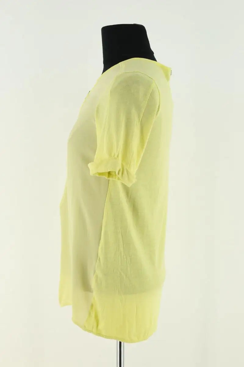 Blouse The Kooples Jaune en Soie