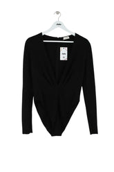 Body Saint Laurent Noir en Coton, taille S - Seconde Main