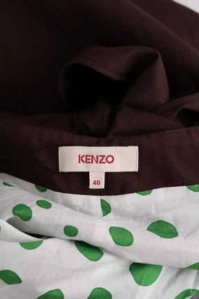 Robe Kenzo Marron en Coton