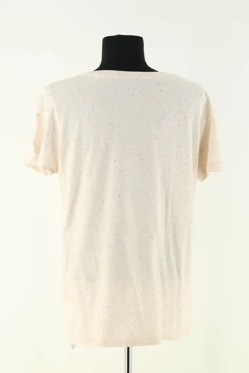 T-shirt Soi Beige en Coton