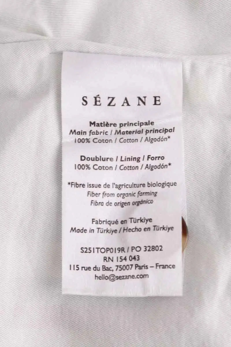Top sans manche Sézane Multicolore en Coton