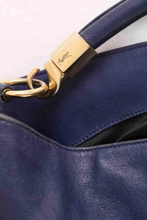 Sac à main Yves Saint Laurent Bleu en Cuir