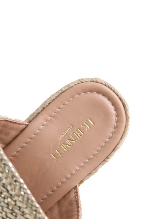 Mules LK Bennett Renlee Doré en Cuir