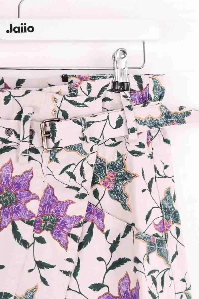 Mini jupe Isabel Marant Roani Multicolore en Coton