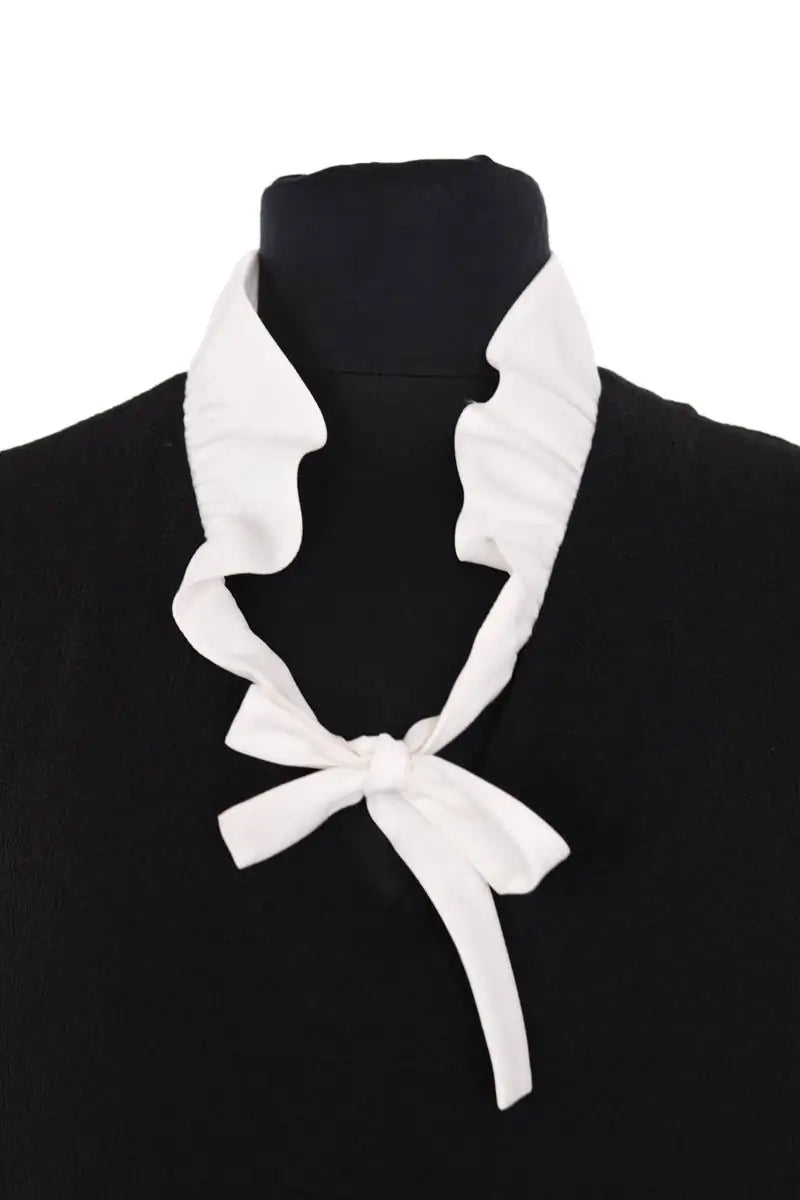 Robe Sandro Noir en Synthétique