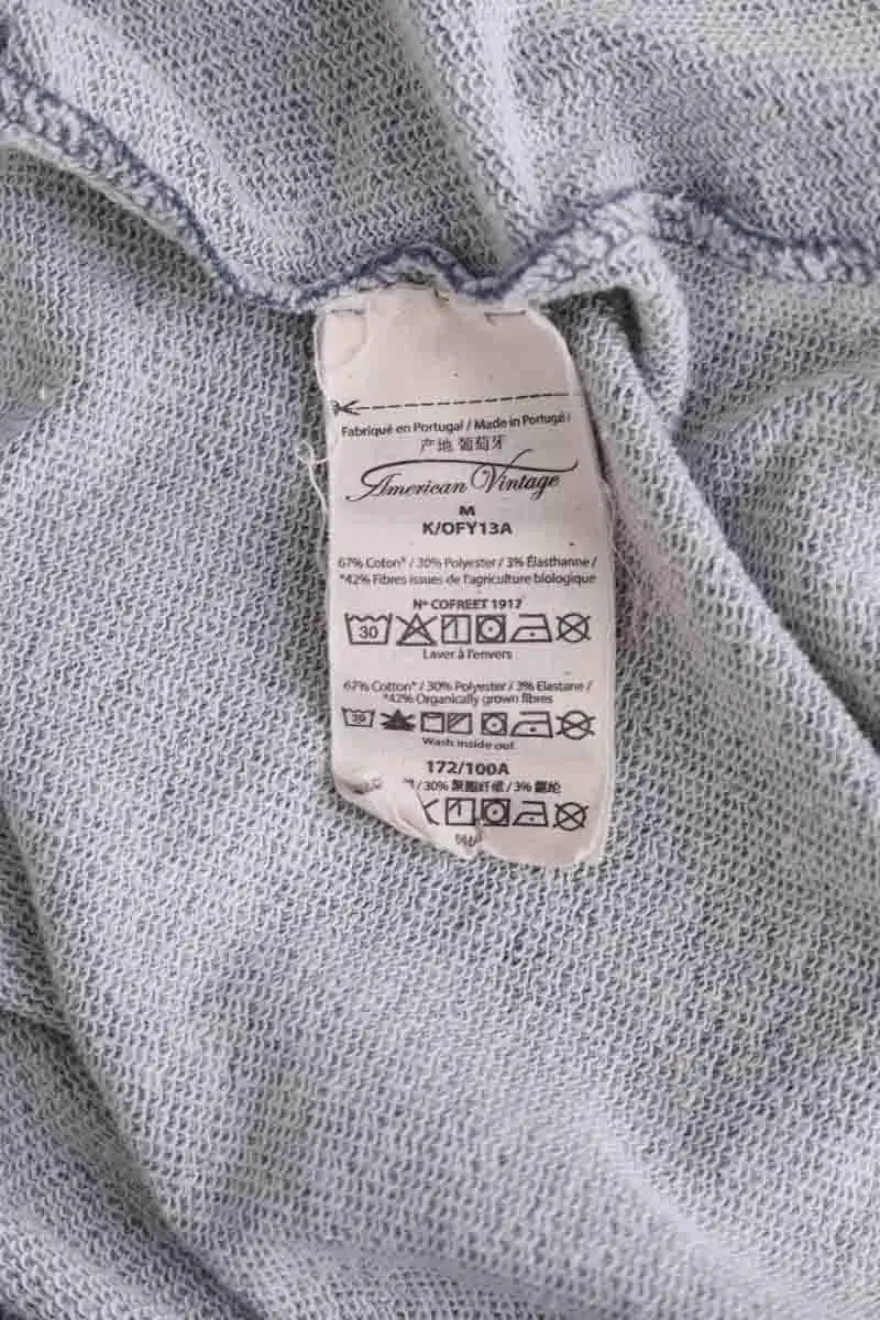 Jupe American Vintage Bleu en Coton