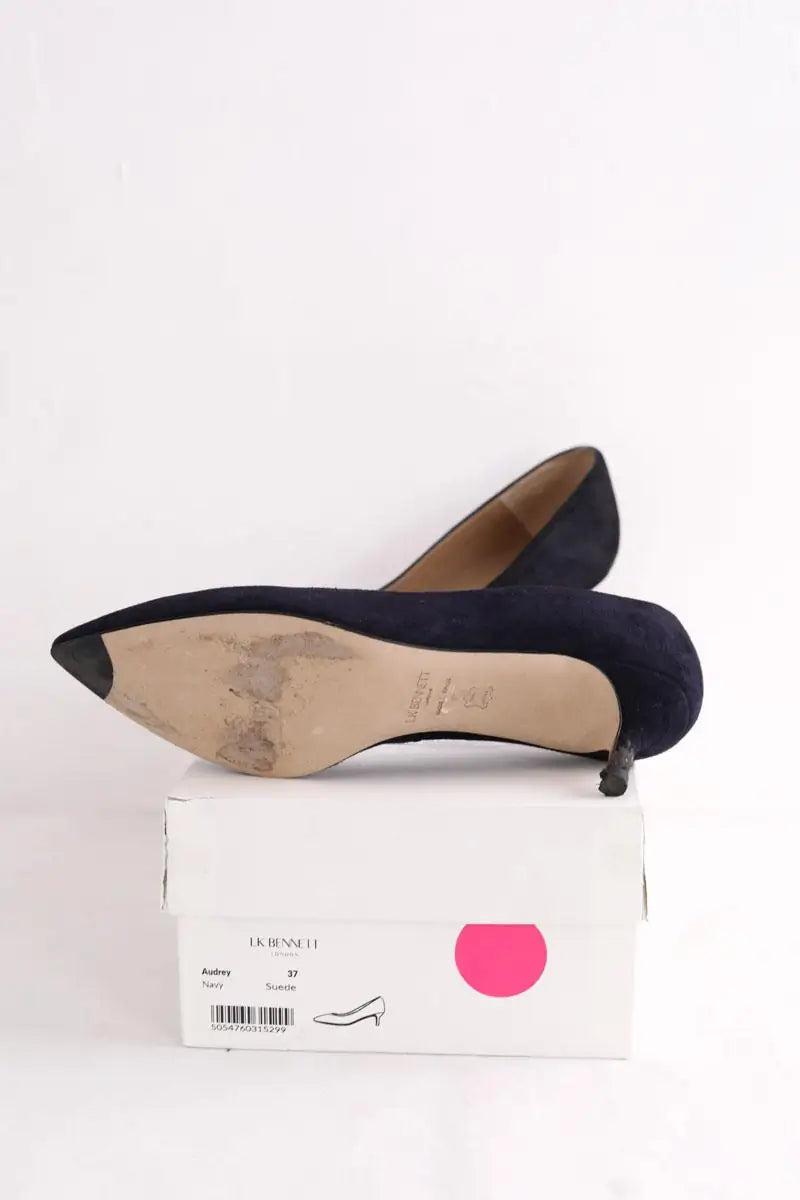 Talons LK Bennett Audrey Marine en Daim