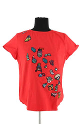 T-shirt Mira Mikati Rouge en Coton, taille M - Seconde Main