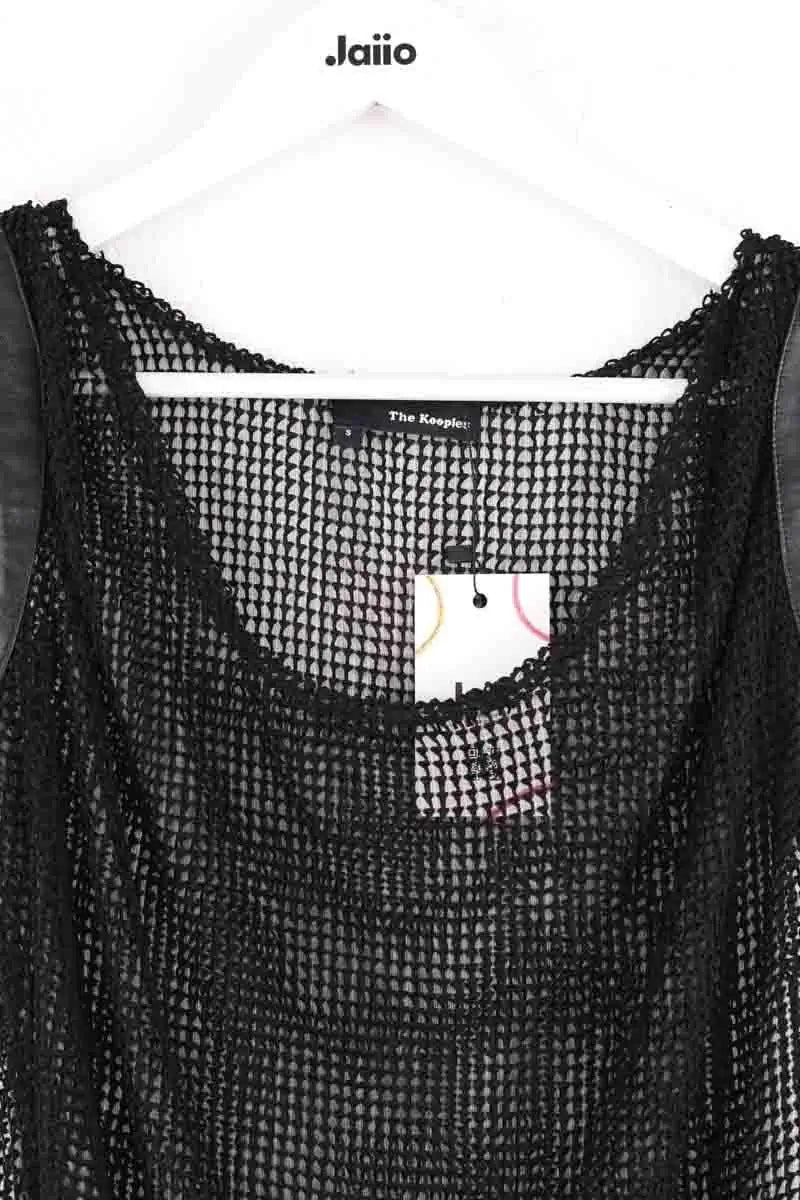 Top sans manche The Kooples Noir en Synthétique
