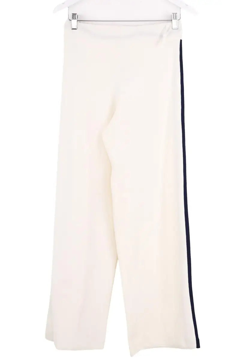 Pantalon droit Parosh Ecru en Viscose