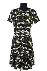 Robe Michael Kors Kaki en Synthétique, taille XS - Seconde Main