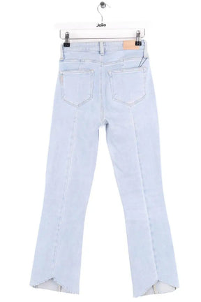 Jean droit Paige Bleu en Coton