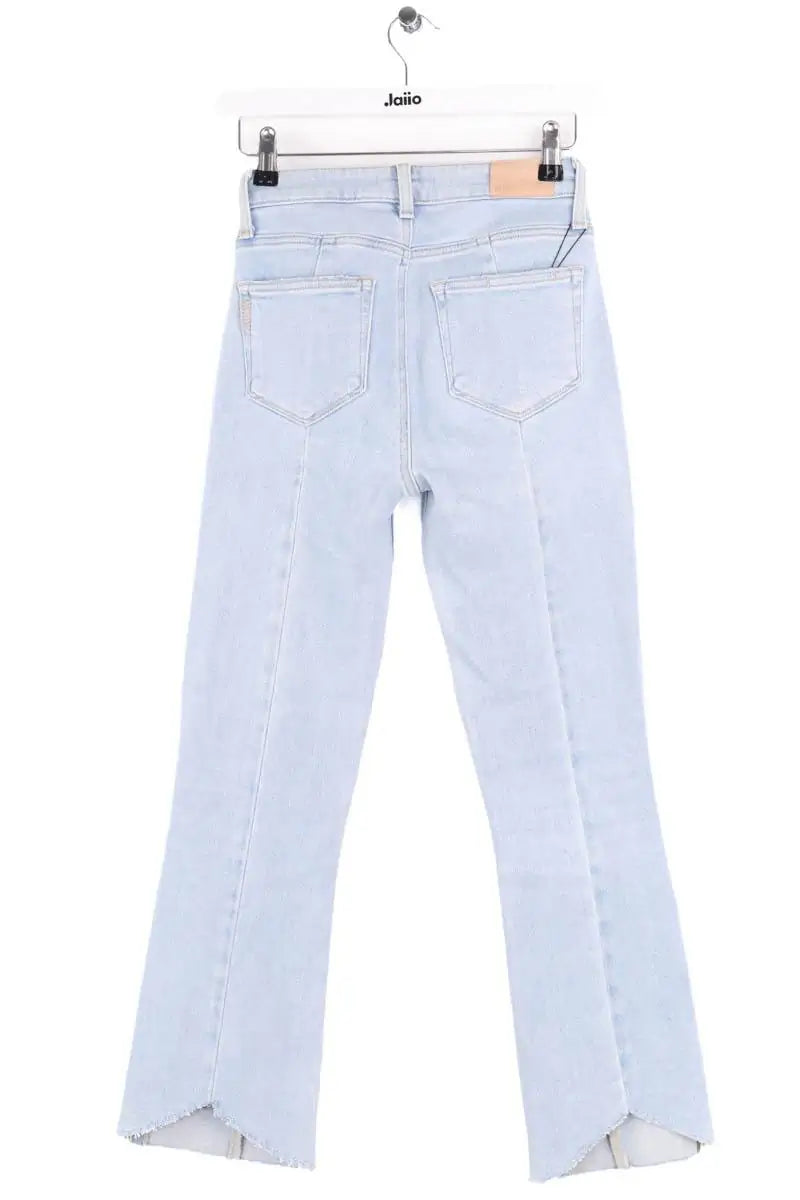 Jean droit Paige Bleu en Coton