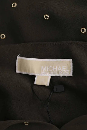 Robe Michael Kors Kaki en Synthétique