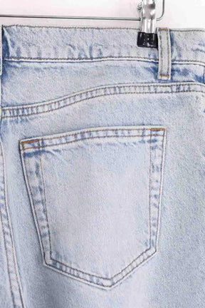 Jean large Reformation Bleu en Coton