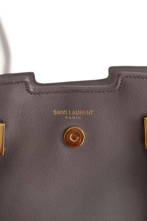 Sac à main Saint Laurent Gris en Cuir