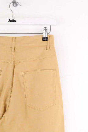Pantalon droit Momoni Beige en Coton