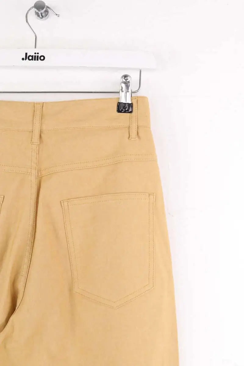 Pantalon droit Momoni Beige en Coton