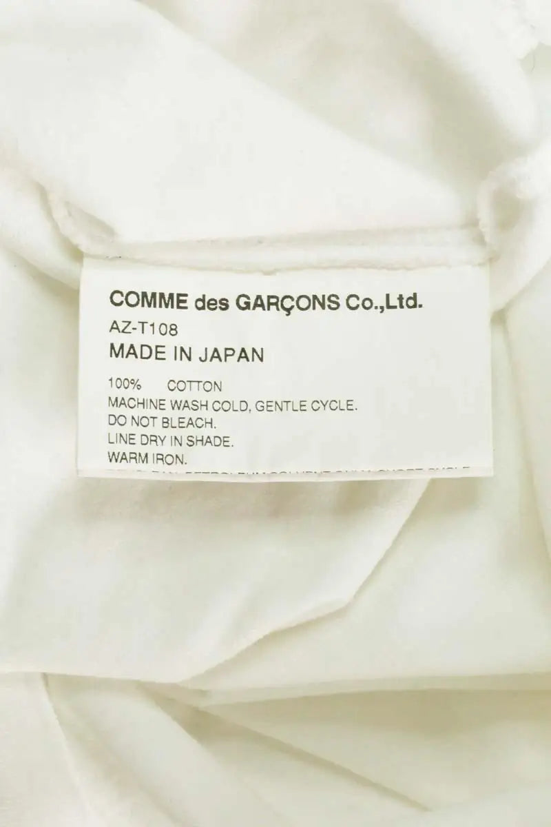 T-shirt Comme Des Garçons Blanc en Coton