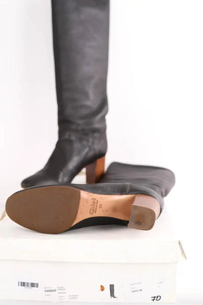 Bottes Chloé Noir en Cuir
