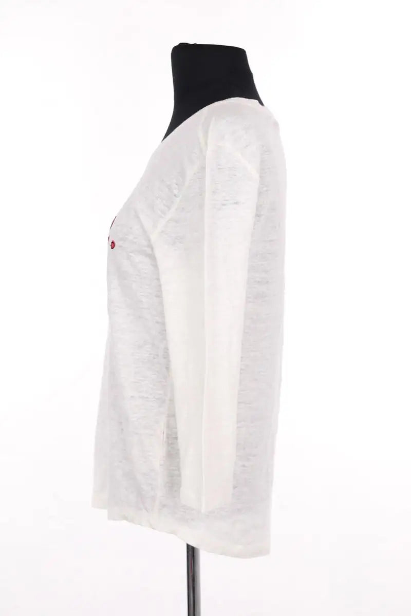 T-shirt Gerard Darel Ecru en Coton