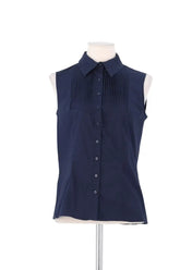 Top sans manche Joseph Marine en Coton, taille M - Seconde Main