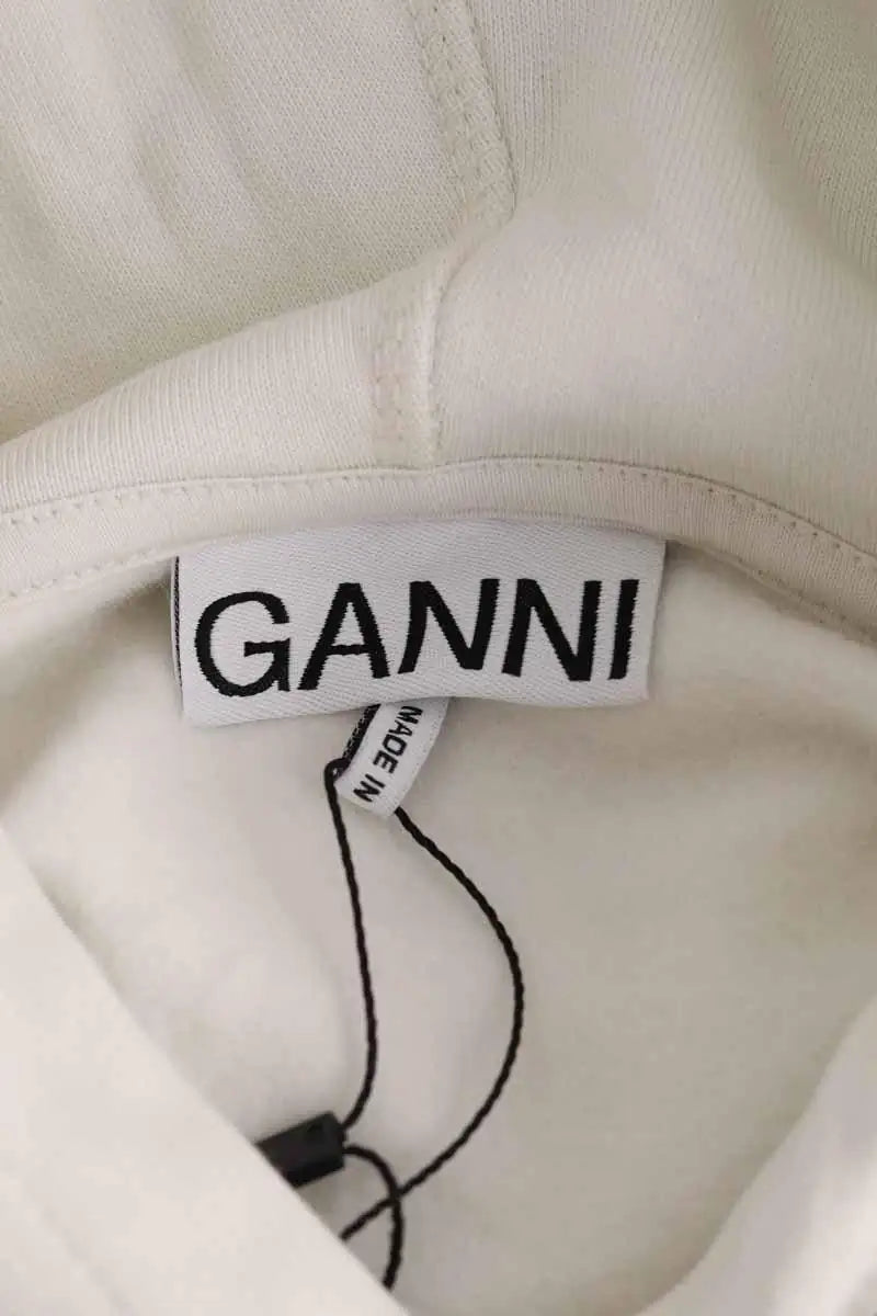 Sweatshirt Ganni Beige en Coton