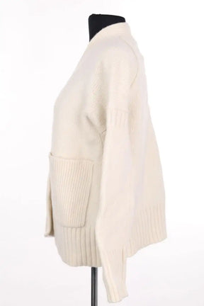 Cardigan Notshy Blanc en Laine