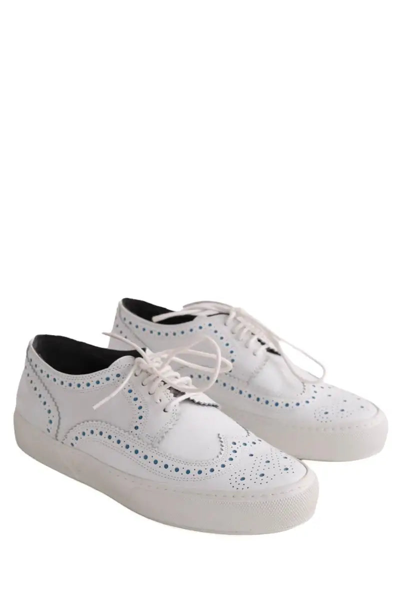 Chaussures à lacets Robert Clergerie Blanc en Cuir
