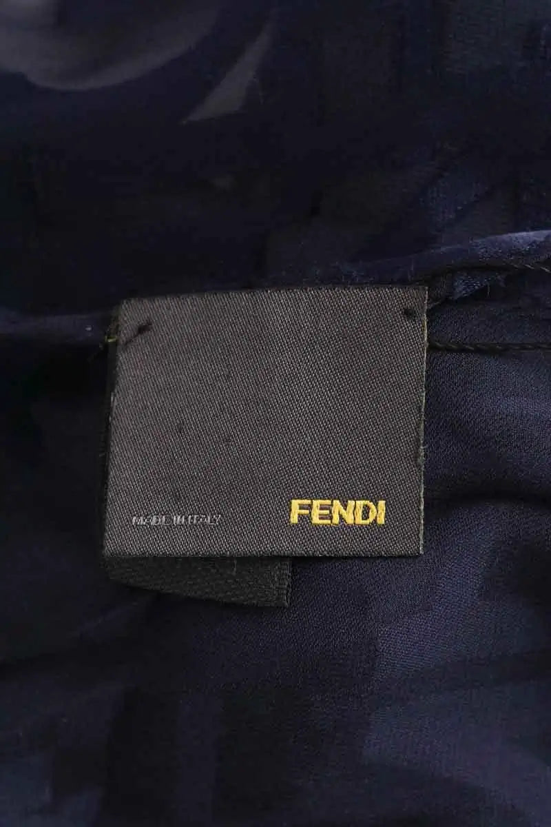 Étole Fendi Bleu en Viscose
