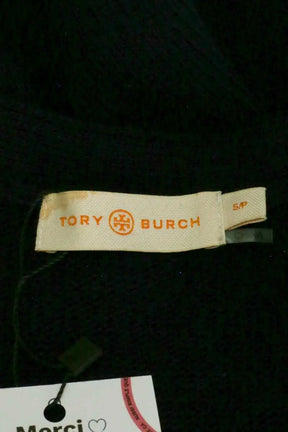 Cardigan Tory Burch Bleu en Laine