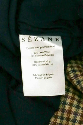 Jupe Sézane Bordeaux en Laine