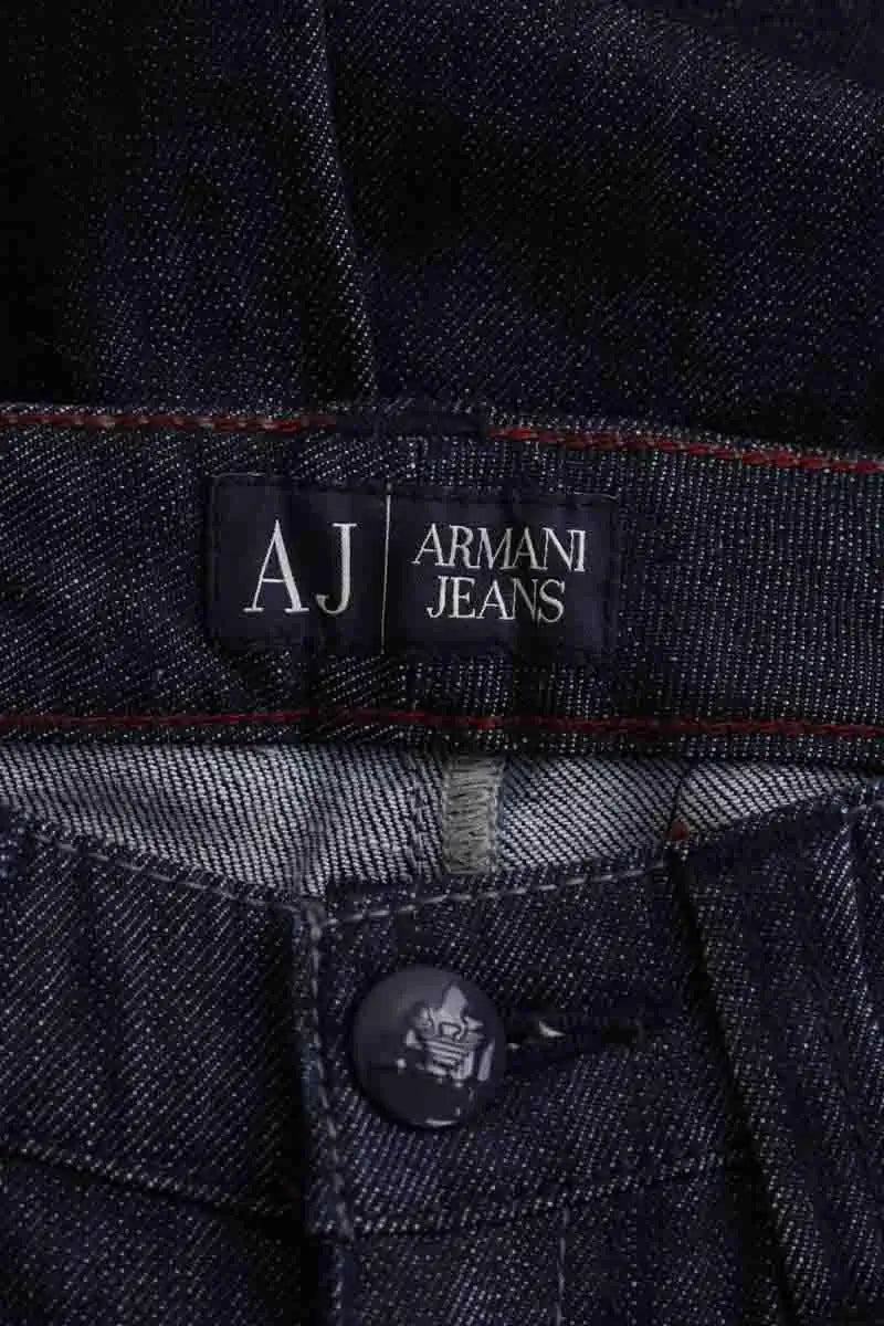 Jean droit Armani Jeans Bleu en Coton