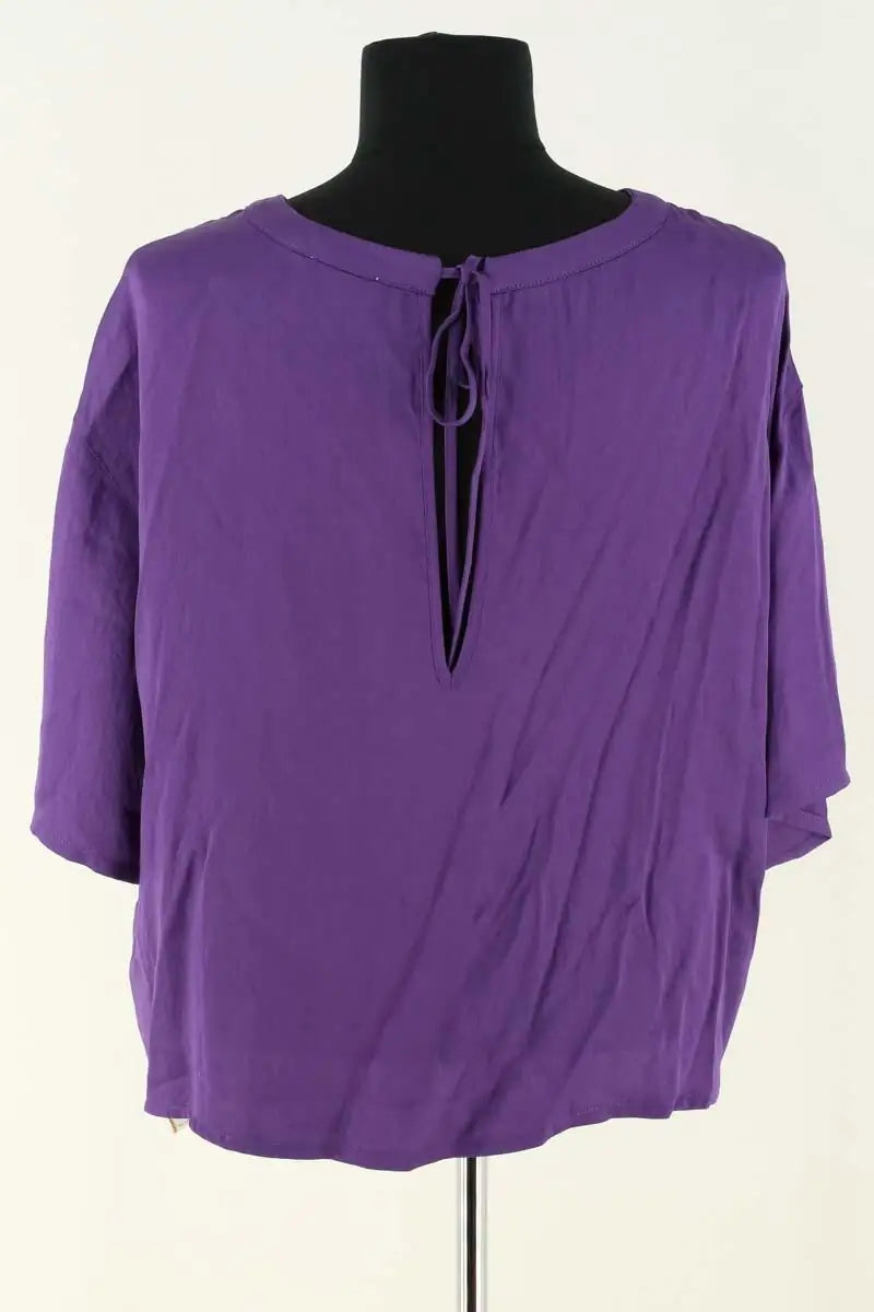 Blouse American Vintage Violet en Synthétique