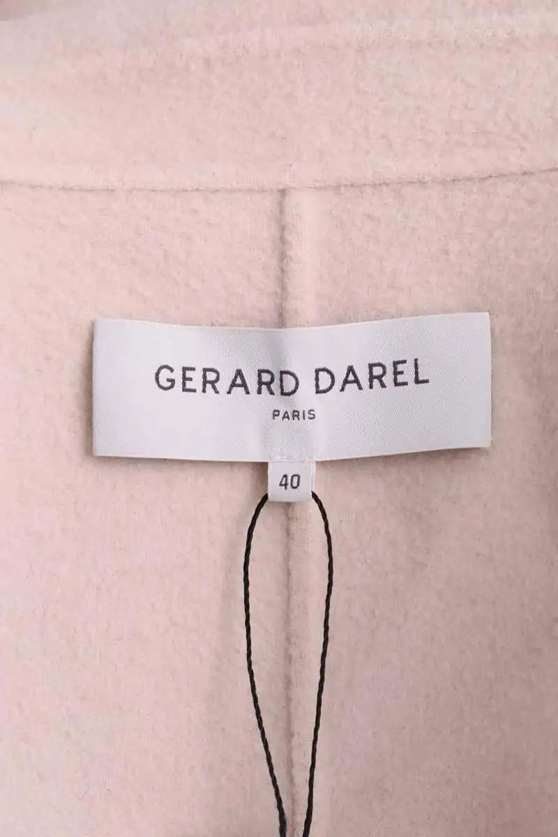 Manteau Gerard Darel Ecru en Laine