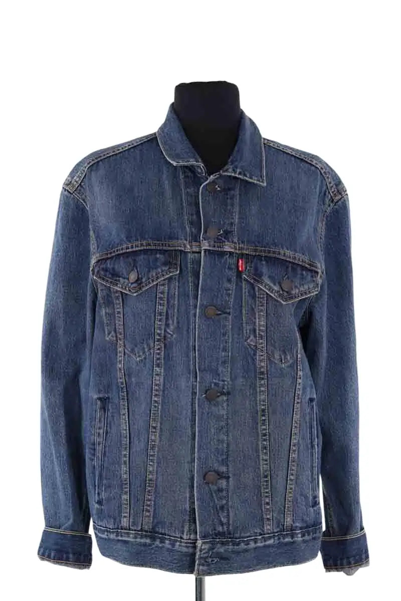 Veste Levi's Bleu en Denim, taille M - Seconde Main