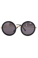 Lunettes de soleil The Row Noir en Plastique - Seconde Main