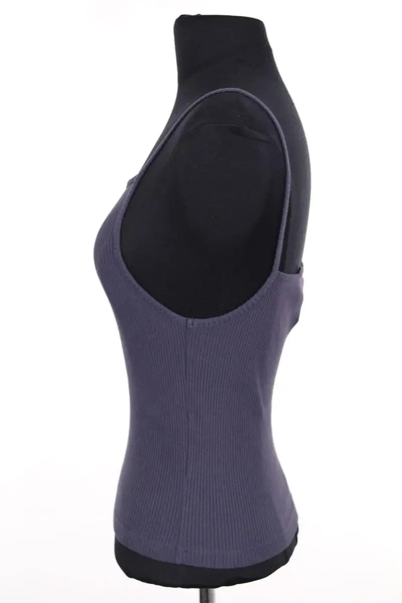 Top sans manche Balzac Bleu en Coton