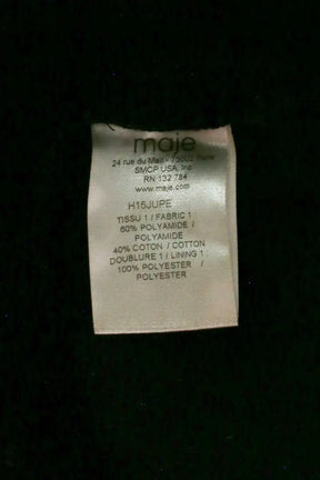 Jupe Maje Noir en Coton
