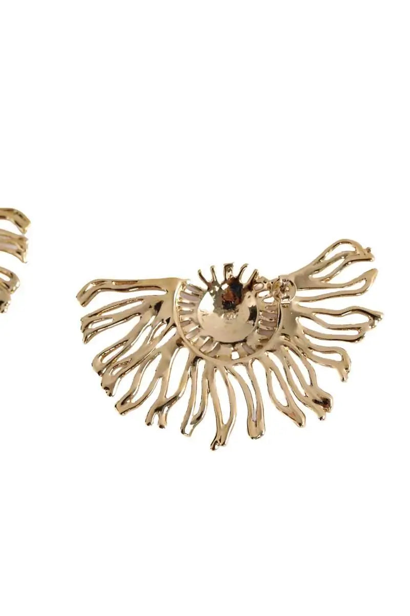 Boucles d'oreilles Sézane Doré en Métal