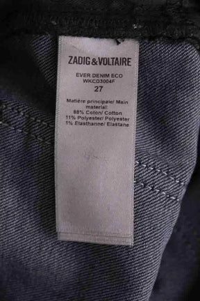 Jean slim Zadig & Voltaire Noir en Coton