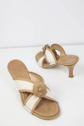 Sandales Chanel Other Blanc