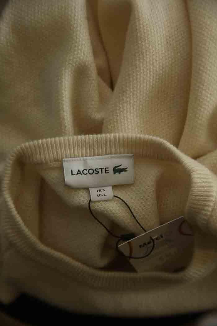 Pulls Lacoste  Blanc